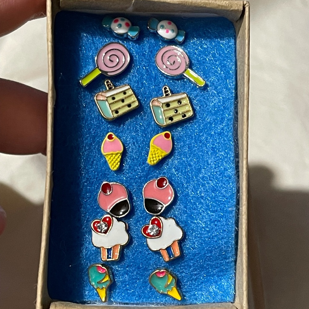 Sweet Treats Resin Earrings 7-Pairs